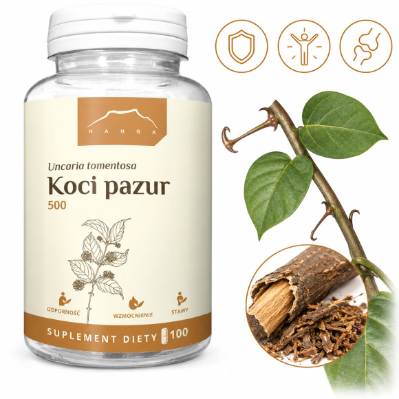NANGA KOCI PAZUR 500mg 100 kapsulek