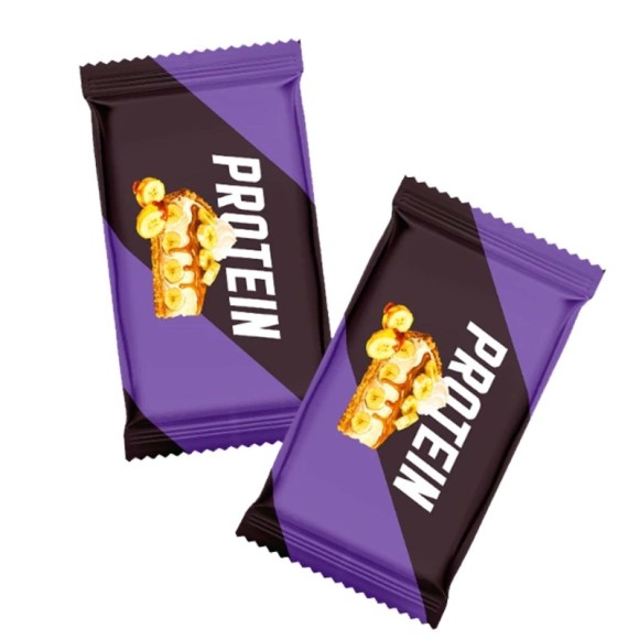 Dobra kaloria PROTEINA mini batoniki BANOFFEE banan toffie