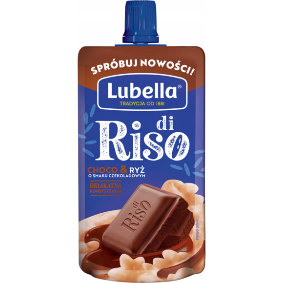 LUBELLA di RISO MUS OWOCOWY Z RYŻEM bez cukru KAKAO CHOCO & RYŻ 100g