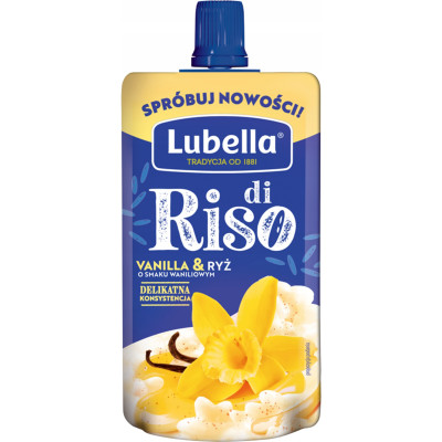 LUBELLA di RISO MUS OWOCOWY Z RYŻEM bez cukru WANILIA & RYŻ 100g