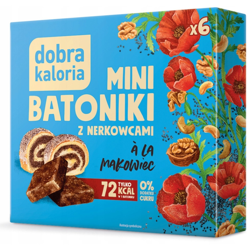 DOBRA KALORIA - MINI BATONIKI - A LA MAKOWIEC 102g . kartonik
