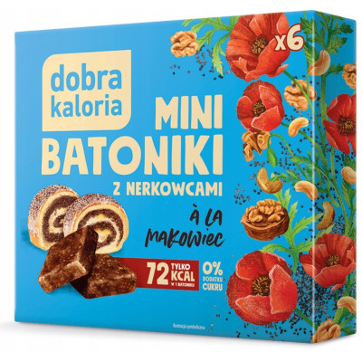 DOBRA KALORIA - MINI BATONIKI - A LA MAKOWIEC 102g . kartonik