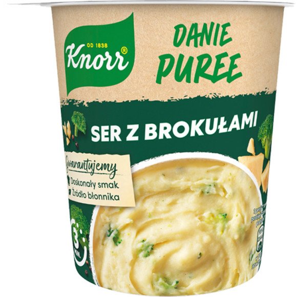 Knorr PUREE SER Z BROKUŁAMI 50 g KUBEK