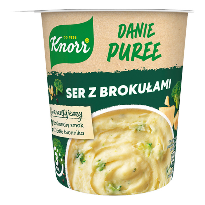 Knorr PUREE SER Z BROKUŁAMI 50 g KUBEK