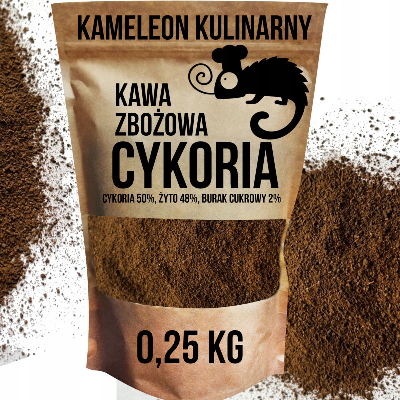 KAMELEON KULINARNY KAWA ZBOŻOWA bezkofeinowa CYKORIA + ŻYTO 250g