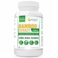 Wish BAMBOO EKSTRAKT 350mg BAMBUS KRZEM ORGANICZNY SKÓRA