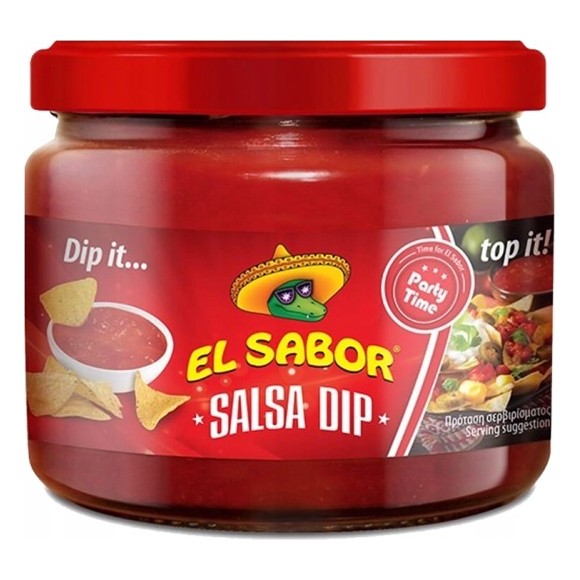 DIP SOS SALSA 315g 0,315KG POMIDOROWO PAPRYKOWA słoik EL