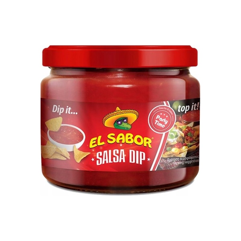DIP SOS SALSA 315g 0,315KG POMIDOROWO PAPRYKOWA słoik EL