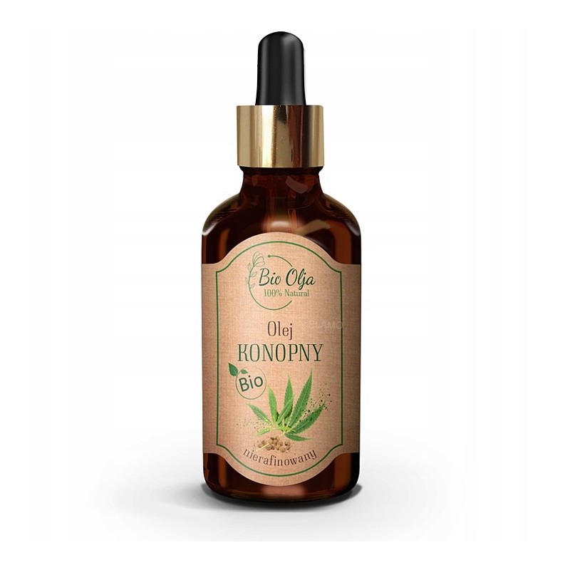 BioOlja BIO OLEJ KONOPNY ZIMNOTŁOCZONY NIERAFINOWANY 50ml