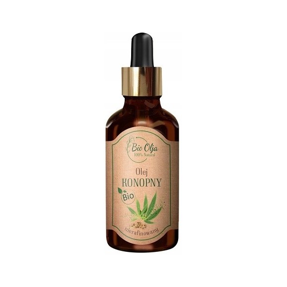 BioOlja BIO OLEJ KONOPNY ZIMNOTŁOCZONY NIERAFINOWANY 50ml