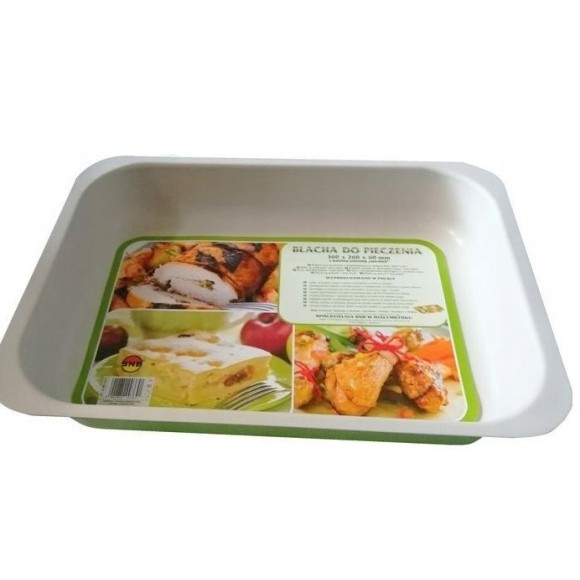 FORMA BLACHA DO PIECZENIA prostokątna DUŻA 36x26x6