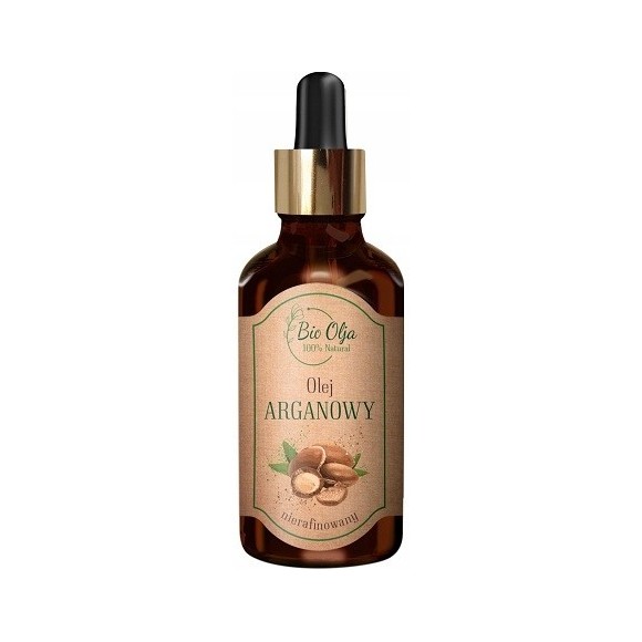 BioOlja OLEJ ARGANOWY zimnotłoczony nierafinowany 50ml