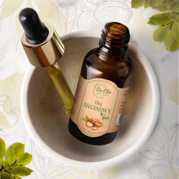 BioOlja OLEJ ARGANOWY zimnotłoczony nierafinowany 50ml