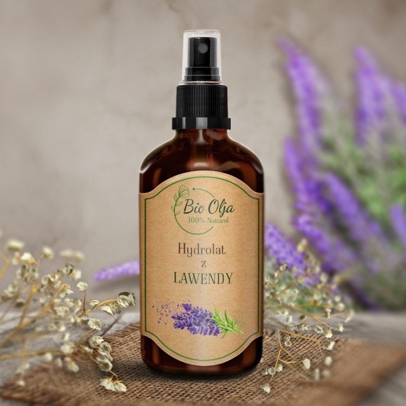 BioOlja HYDROLAT Z LAWENDY LAWENDOWY 100ml do twarzy