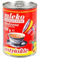 GOSTYŃ MLEKO ZAGĘSZCZONE SŁODZONE 530G puszka x1