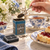 Kameleon KulinarnyPUSZKA METALOWA herbatę GRANATOWA PORCELANA TEA 25g