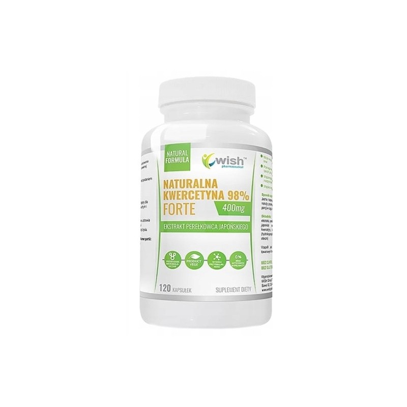 KWERCETYNA FORTE 400mg PERŁOWIEC 120kapsułek wsparcie
