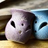 KOMINEK CERAMICZNY do olejków i wosków W KROPKI