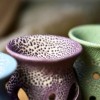 KOMINEK CERAMICZNY do olejków i wosków W KROPKI
