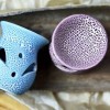 KOMINEK CERAMICZNY do olejków i wosków W KROPKI
