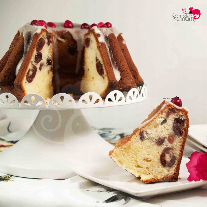FORMA z tuleją BLACHA DO pieczenia BABKI BABKA fi 23cm SNB nonstick zielona