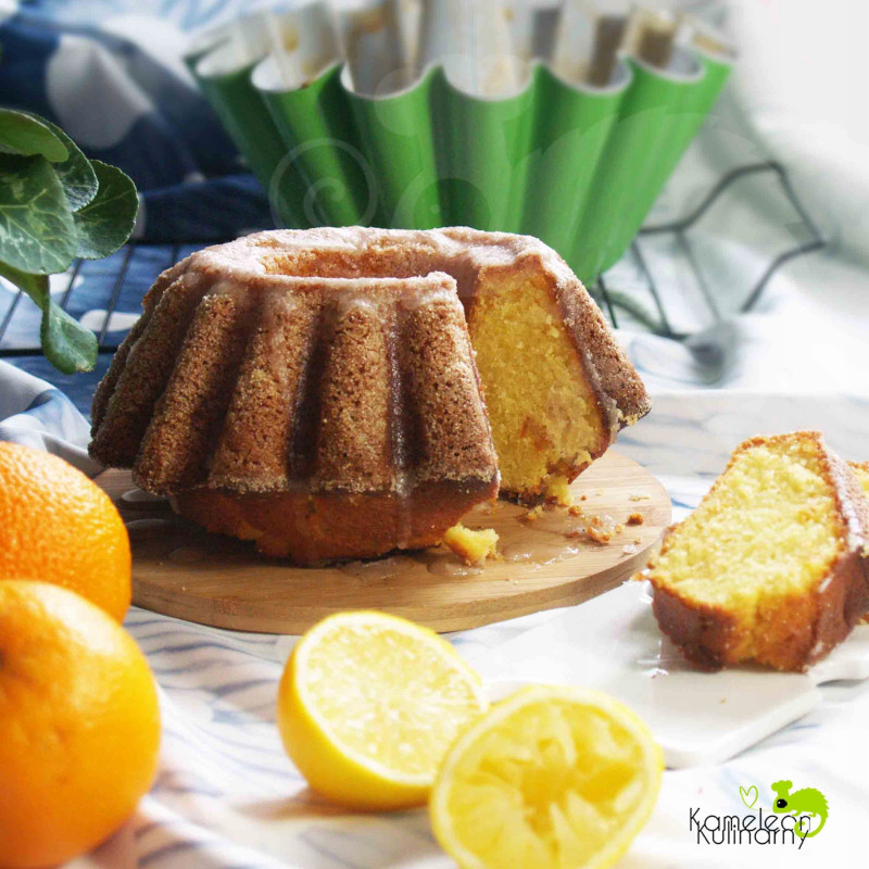 FORMA z tuleją BLACHA DO pieczenia BABKI BABKA fi 23cm SNB nonstick zielona