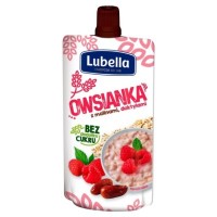 OWSIANKA w tubce MALINY & DAKTYLE 100g LUBELLA Bez cukru