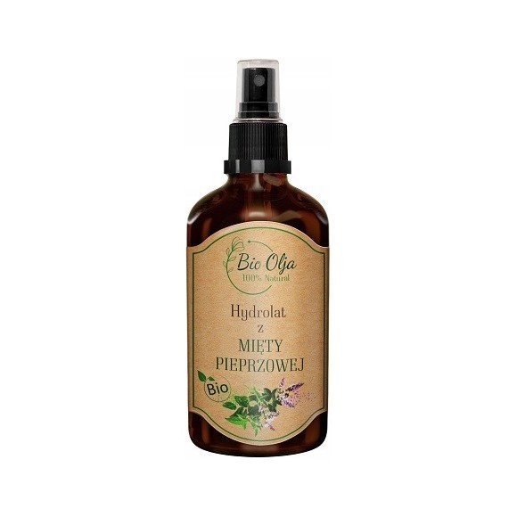 BioOlja BIO HYDROLAT Z MIĘTY PIEPRZOWEJ 100ml Oczyszcza