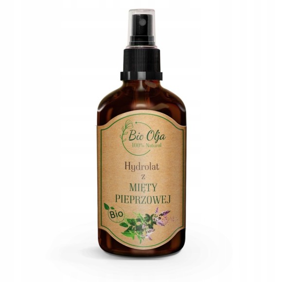 BioOlja BIO HYDROLAT Z MIĘTY PIEPRZOWEJ 100ml Oczyszcza