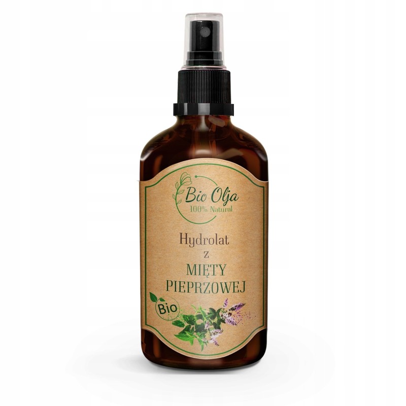 BioOlja BIO HYDROLAT Z MIĘTY PIEPRZOWEJ 100ml Oczyszcza