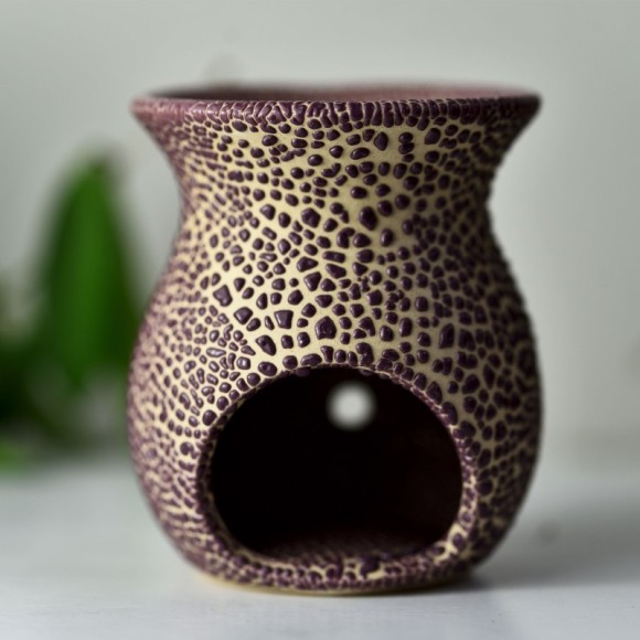 KOMINEK CERAMICZNY do olejków i wosków W KROPKI