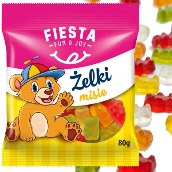 Fiesta ŻELKI MISIE owocowe z witaniną C dla DZIECI i