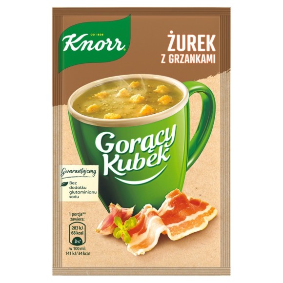 KNORR GORĄCY KUBEK ŻUREK Z GRZANKAMI 17G