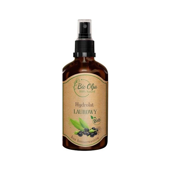 BioOlja BIO HYDROLAT LAUROWY 100ml do ciała NAWILŻA