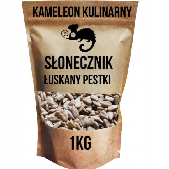 KAMELEON KULINARNY SŁONECZNIK ŁUSKANY 1kg PESTKI słonecznik