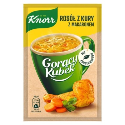 KNORR GORĄCY KUBEK ROSÓŁ Z KURY 12G
