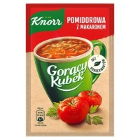 KNORR GORĄCY KUBEK POMIDOROWA Z MAKARONEM