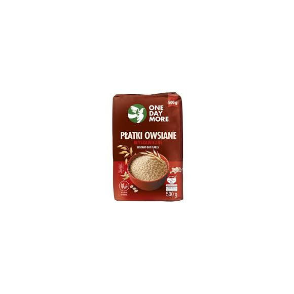 OneDayMore Płatki owsiane błyskawiczne 500g
