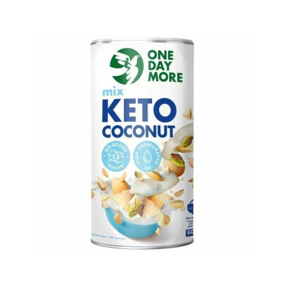 OneDayMore KETO mix COCONUT musli mieszanka KOKOS 600g