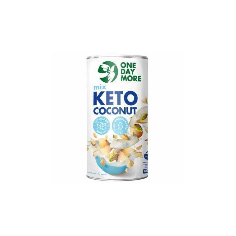 OneDayMore KETO mix COCONUT musli mieszanka KOKOS 600g