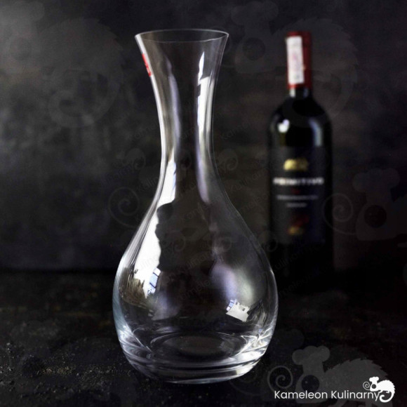 KARAFKA DEKANTER SZKLANY na WINO 1200ml KRYSZTAŁ KARAFKA DEKANTER SZKLANY na WINO 1200ml KRYSZTAŁ