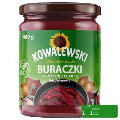 Kowalewski BURACZKI ZASMAŻANE Z CEBULKĄ 540ml