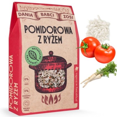 DANIA BABCI ZOSI ZUPA POMIDOROWA Z RYŻEM bez glutenu GOTOWA