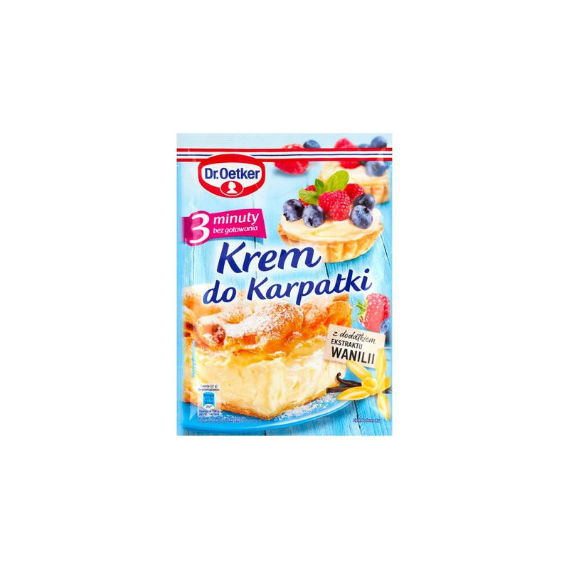 DR.OETKER KREM DO KARPATKI 115g 3 minuty bez gotowania