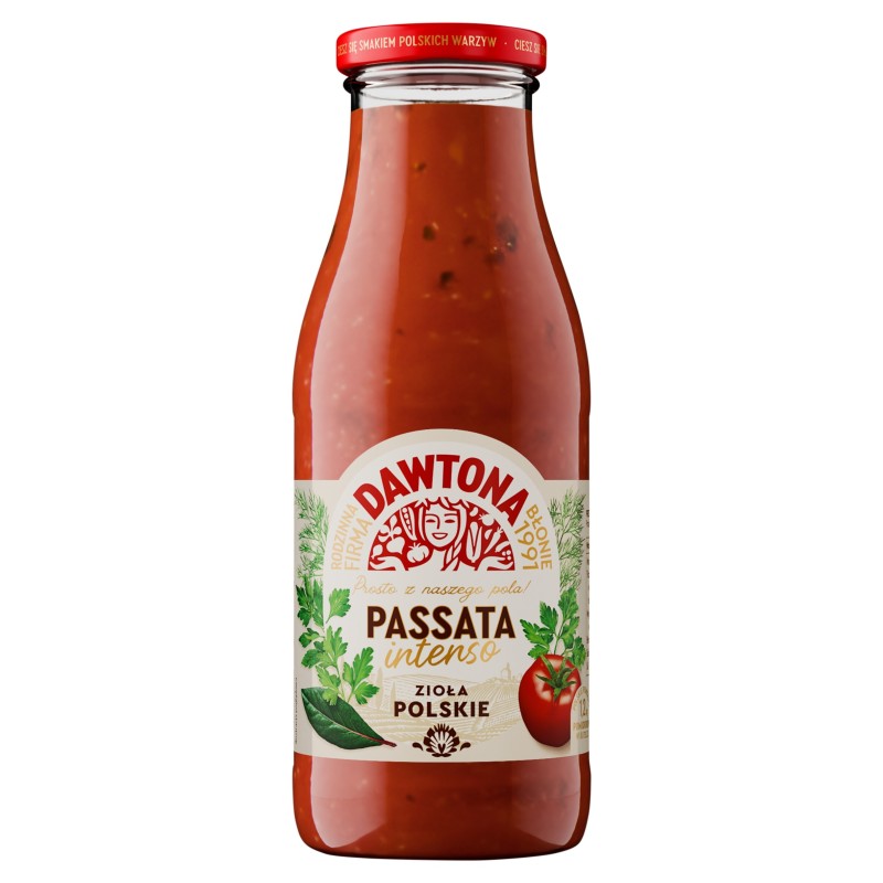 PASSATA INTENSO ZIOŁA POLSKIE POMIDORY z ziołami DO PIZZY