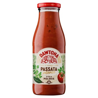 PASSATA INTENSO ZIOŁA POLSKIE POMIDORY z ziołami DO PIZZY