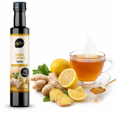 A to Dobre! SYROP IMBIR Z CYTRYNĄ 250ml imbirowy