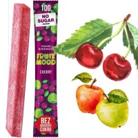 FRUIT MOOD baton batonik owocowy bez dodatku WIŚNIA 10g