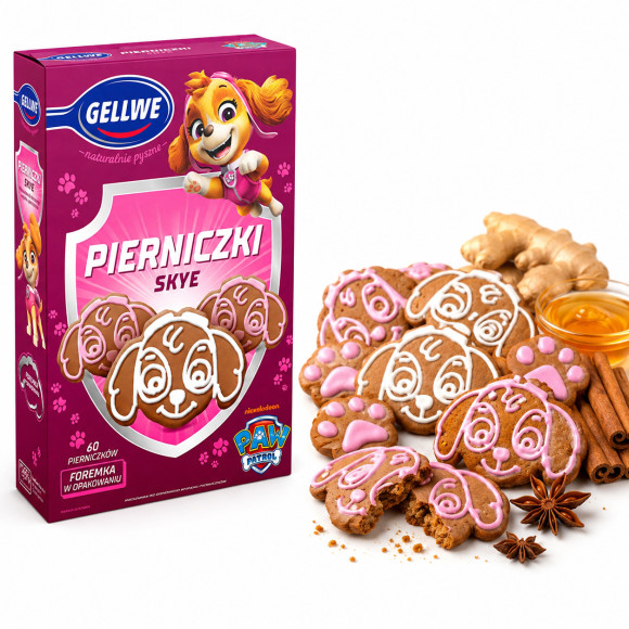 Gellwe Pierniczki mieszanka do wypieku Psi Patrol Skye 350g