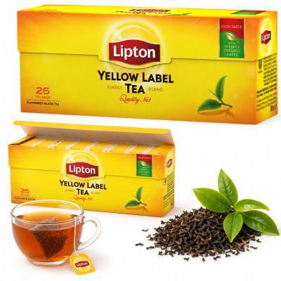 Lipton HERBATA CZARNA EKSPRESOWA 25 torebek 50g